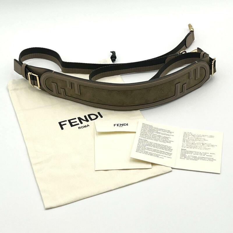 【超美品】フェンディ　FENDI　ショルダー　ストラップ　ベルト　バンド 　ショルダーバッグ