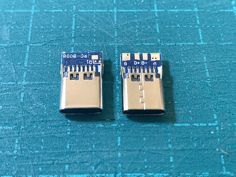 電子部品 USB-C メス 電子基盤 2個セット