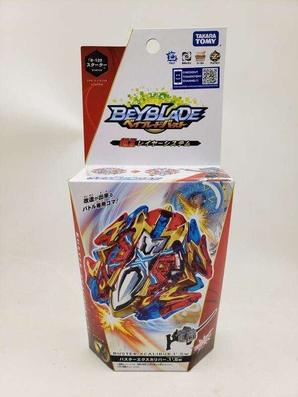 即決 新品 未開封 ベイブレードバースト Beyblade B-120 バスターエクスカリバー.1 .Sw Buster Xcalibur.1 Sw TAKARA TOMY タカラトミー