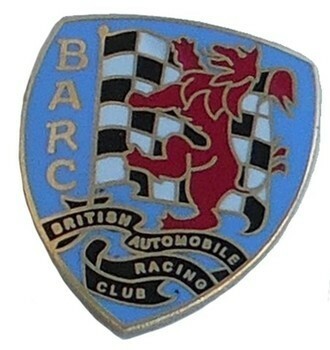 BARC ブリティッシュ オートモービル レーシング エナメル ピンバッチ ピンバッジ 英国製