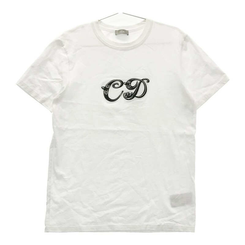 Christian Dior クリスチャン ディオール 2021FW ×Kenny Scharf CD Logo T-Shirt 半袖Tシャツ ホワイト系 S [240101025458] メンズ