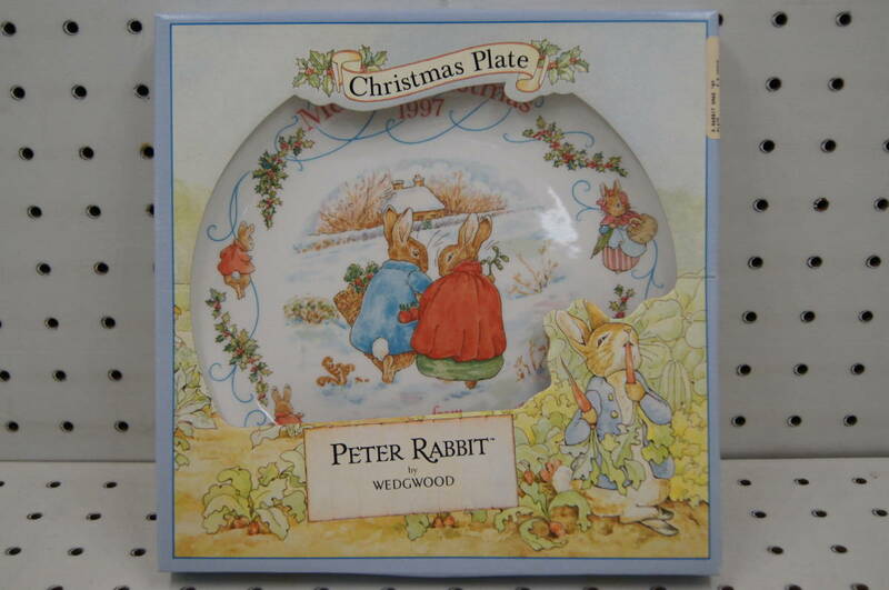 【R】C2◆PETER RABBIT ピーターラビット by Wedg Wood クリスマス プレート 食器 皿 ギフト 贈り物