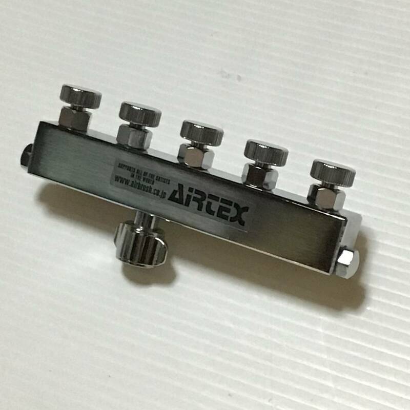 エアテックス AIRTEX HJ05L 5連 ホース ジョイント L ネジ ( 絵 グラフィック アート ラジコン ネイル エアブラシ グラデーション )