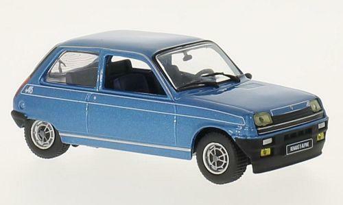 1/43 Renault 5 Alpine 1976 ルノー サンク アルピーヌ メタリックブルー ブルー 青 WhiteBox 梱包サイズ60