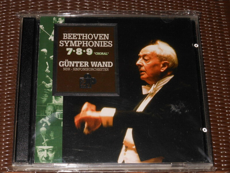 CD２枚組 ベートーヴェン交響曲第7番,８番,9番「合唱」 ギュンター・ヴァント＆北ドイツ放響