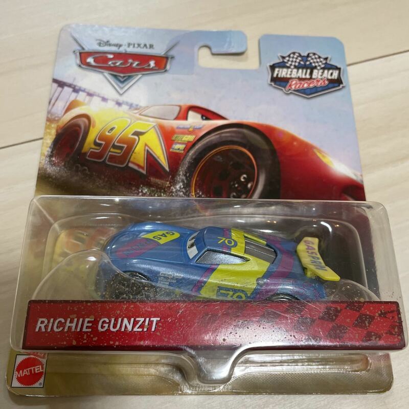 マテル カーズ リッチー ガンジェット RICHIE GUNZIT ミニカー キャラクターカー MATTEL CARS ファイアー ボール ビーチ 70 ガスプリン