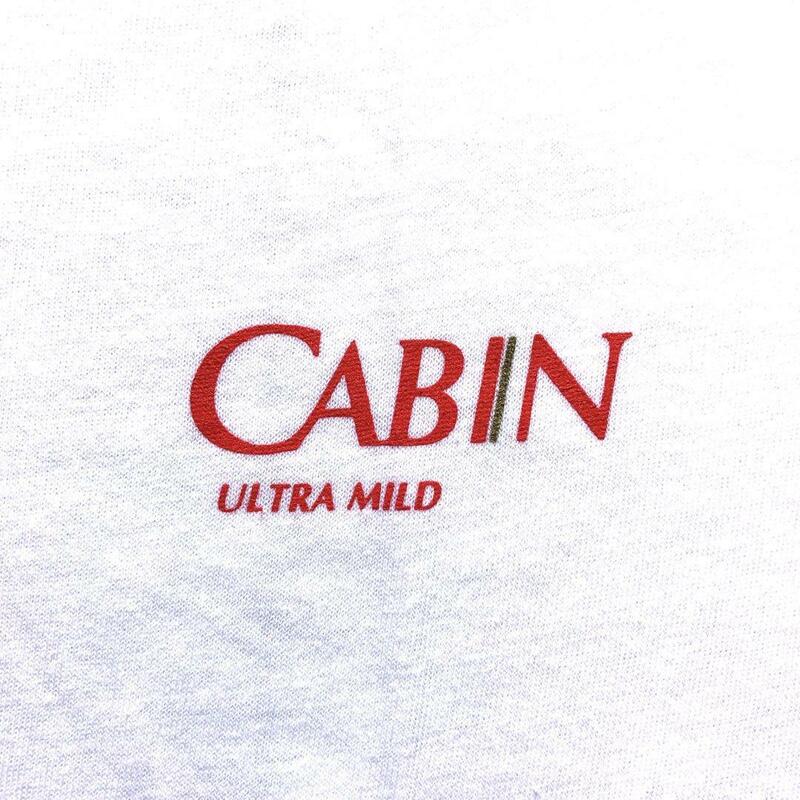 90s 非売品 未使用 CABIN ULTRA MILD キャビン ウルトラマイルド Tシャツ タバコ ノベルティ 希少 昭和 レトロ オールド ビンテージ 企業