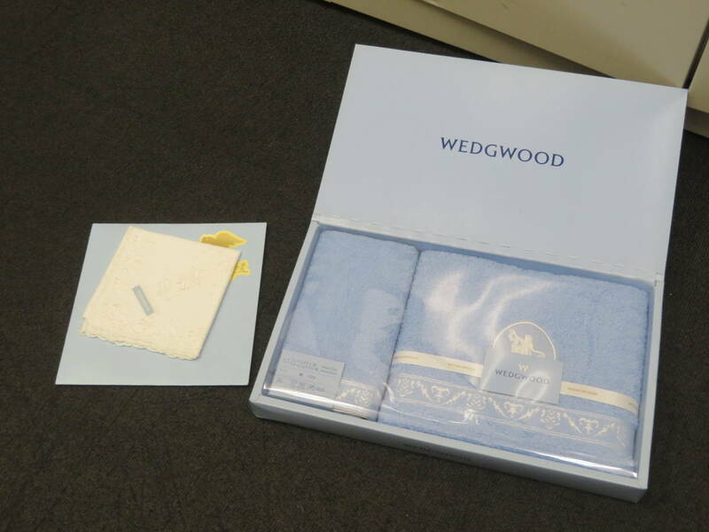 ♪♪71356　未使用に近い　Wedgwood ウェッジウッド フェイスタオル　ウォッシュタオル　ハンカチ　おまとめ　セット♪♪