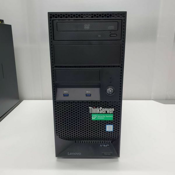 ＠T0550 秋葉原万世鯖本舗 Lenovo ThinkServer TS150 SecuritySystem Xeon E3-1225 V5 4C/8GB/DVD/HDD2TB/LAN3Port/WindowsSV2022導入済