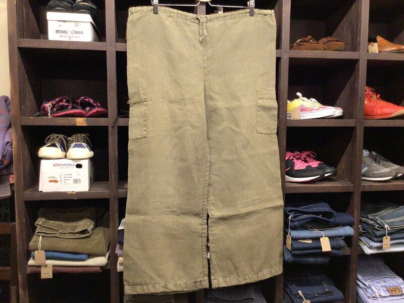 90’S MADE IN USA SWEET GRASS HEMP 100% CARGO PANTS SIZE M アメリカ製 スウィート グラス カーゴ パンツ ヘンプ 麻