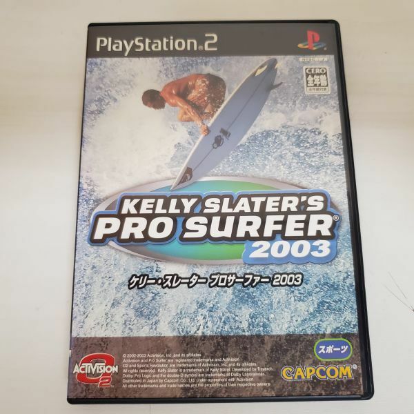 【送ク】プレイステーション ソフト PS2 ケリー・スレーター プロサーファー 2003 説明書なし