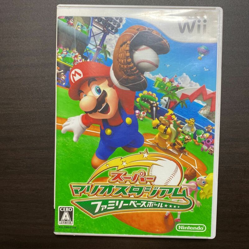 スーパーマリオスタジアム ファミリーベースボール　Ａ　Wiiソフト　任天堂