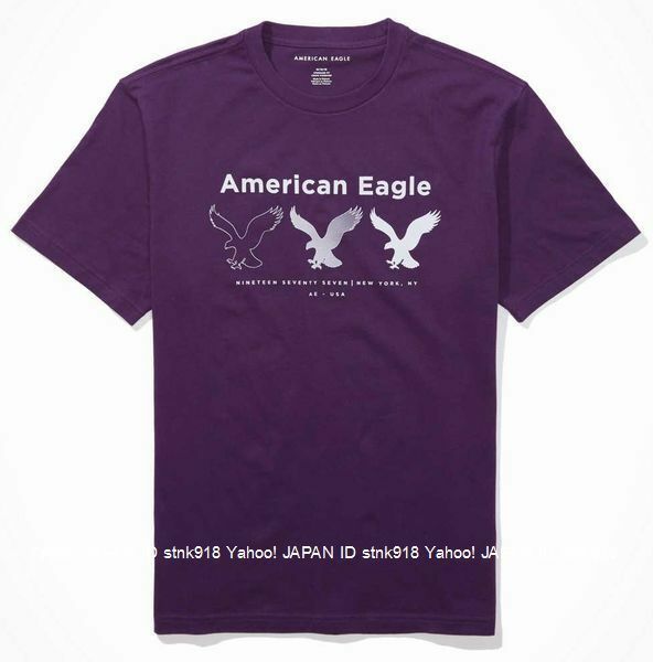 〓ラスト!! アメリカンイーグル/US L/AE Graphic Tシャツ/Purple