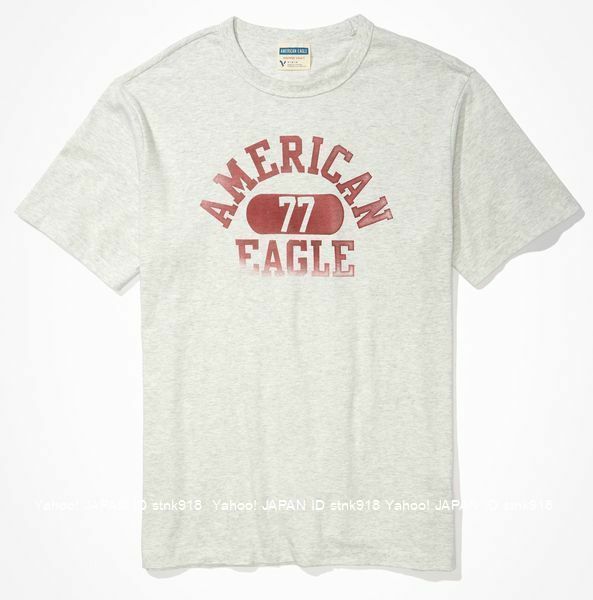 〓残りわずかです!!アメリカンイーグル/US XXL/AE Super Soft Vintage Vault Graphic Tシャツ/Light Heather Gray