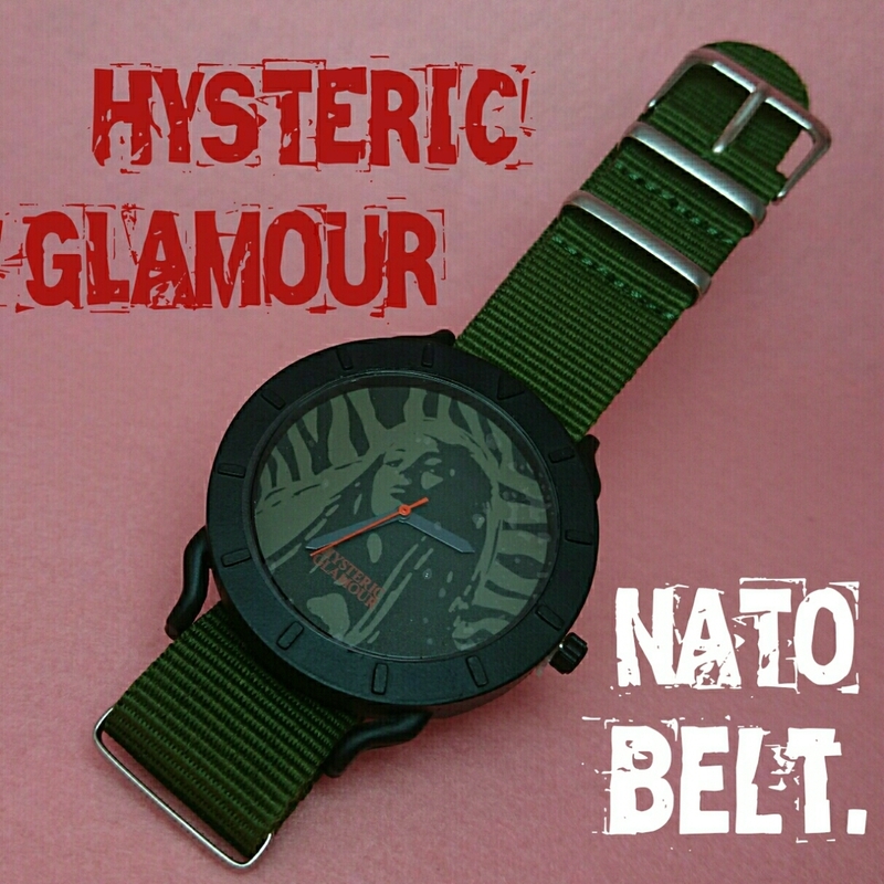 【未使用新品】　非売品　HYSTERIC　GLAMOUR　ヒステリック　グラマー　NATO　ベルト　ウォッチ　TW173