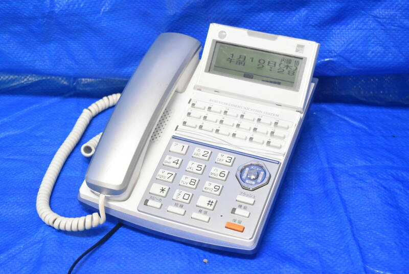 SAXA/サクサ　ビジネスフォン/18ボタン多機能電話機 PLATIA/プラティア 【TD710(W)】　◆F-013(0918)◆