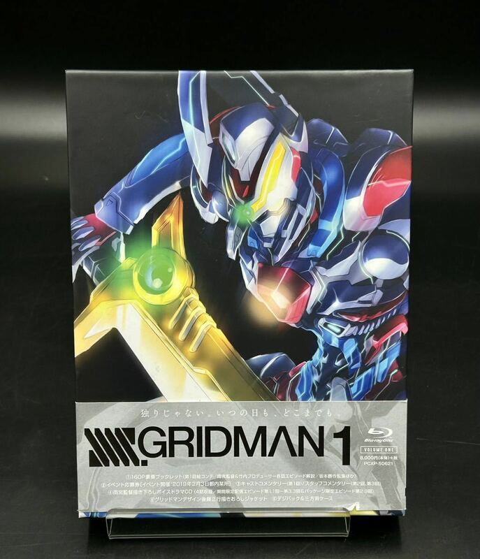 Z【 SSSS.GRIDMAN 第1巻 】[動作未確認] 帯付 Blu-ray グリッドマン PCXP-50621 ガンダム