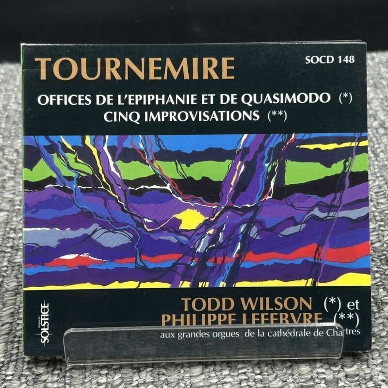 TODD WILSON PHILIPE LEFEBVRE[TOURNEMIRE] [動作未確認] CD サイン入り　SOCD148