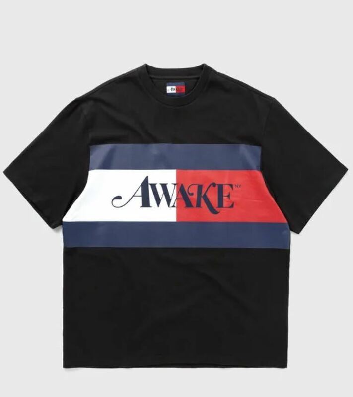 TOMMY x AWAKE NY FLAG TEE BLACK XL Tシャツ