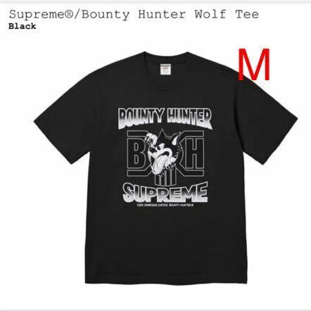 【新品】M Supreme Bounty Hunter Wolf Tee Black シュプリーム バウンティ ハンター ウルフ Tシャツ ブラック 黒