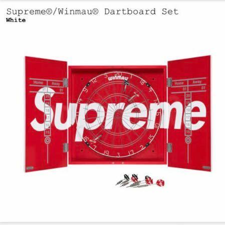 【新品】23FW Supreme Winmau Dartboard Set White シュプリーム ウィンモー ダーツボード セット ホワイト box logo ボックスロゴ