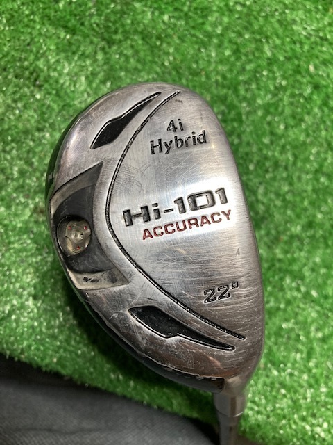 【同梱対応可】　中古ユーティリティ　Hi-101 ACCURACY 4i HYBRID 22°　カーボン39インチ　FLEX-S Y1426