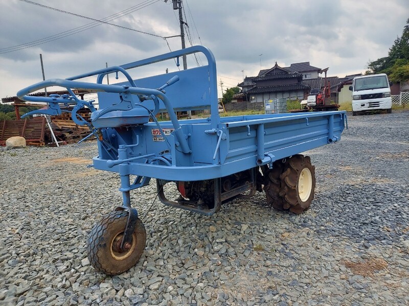 カワシマ　三輪運搬車(歩行型) SC380 500㎏積載 運搬車 実動 トレーラー 農機具 農業機械 中古品