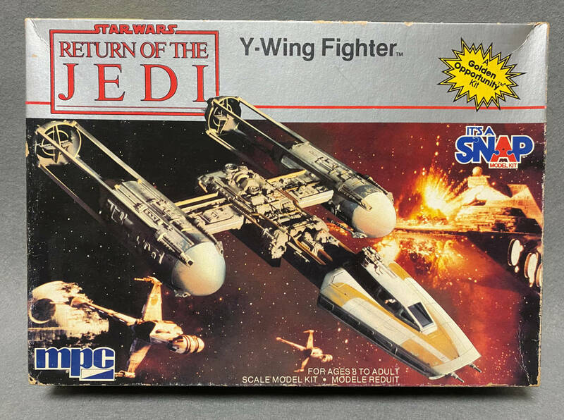 ●mpc STAR WARS RETURN OF THE JEDI/Y-Wing Fighter/スター・ウォーズ ジェダイの復讐 Yウイングファイター/プラモデル/1984年