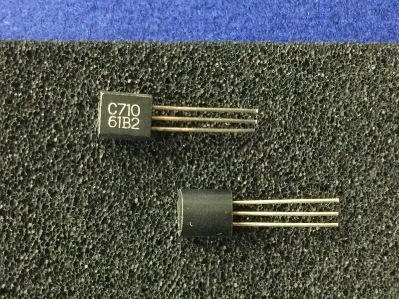 2SC710-B 三菱トランジスタ C710 TR-4150 ICF-5500 ICF-5800 [48PgK/279347MS] Mitsubishi Transistor ２個