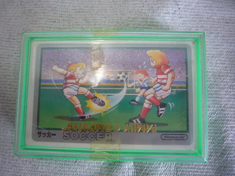 NINTENDO ファミコン型トランプ　「サッカー　SOCCER」　未開封　当時物