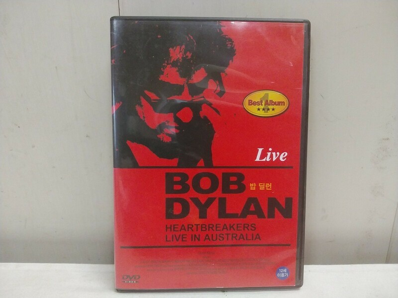 レターパックR／BOB DYLAN DVD【 HERTBREAKERS LIVE IN AUSTRALIA 】中古品 ボブ・ディラン