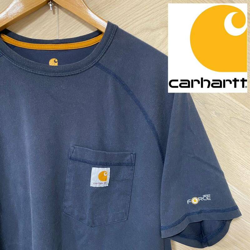 0905 カーハート carhartt ポケットTシャツ ヴィンテージ L
