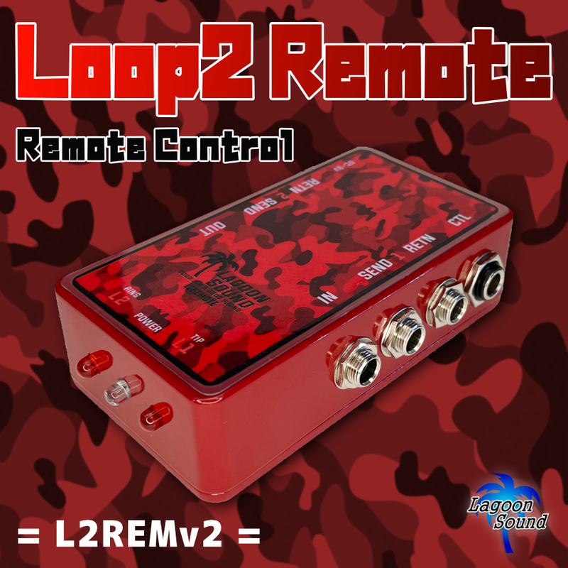 L2REM】LOOP 2 REM《 遠方操作:リモート 2ループ セレクター》=REM=【Loop 1 /Loop 2 On-Bypass :REMOTE CONTROL】 #SWITCHER #LAGOONSOUND