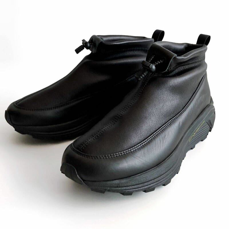 美品 SnowPeak Leather Thermal Mock Shoes スノーピーク レザー サーマル モック シューズ 9 27cm スニーカー ブーツ HI-TEC 日本製