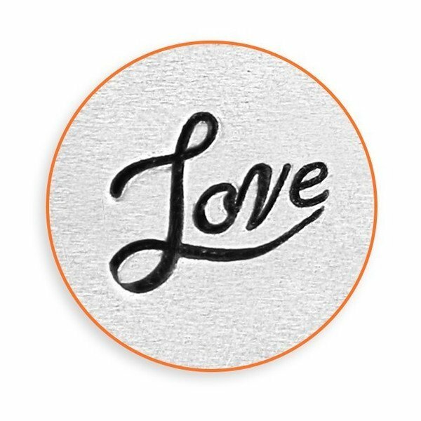 彫金刻印 Love Fancy＊筆記体のLoveデザイン　かわいい　シャビー　インプレスアート　道具 工具 ツール ImpressArt
