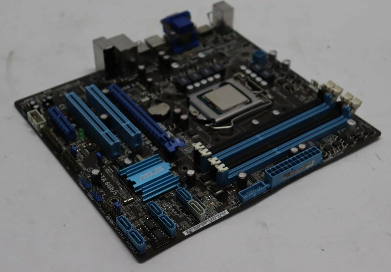 【起動不可ジャンク】 マザーボード & CPU ASUS P8B75-M Core i3 3240 MicroATX LGA1155 DDR3 8GB パソコン パーツ PC エイスース I060902