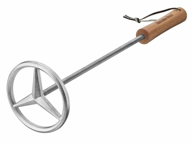 正規品　当時物　本物　Mercedes-Benz BBQ branding iron メルセデス　ベンツ　純正　バーベキュー　アイロン　焼きごて　キャンプ　希少