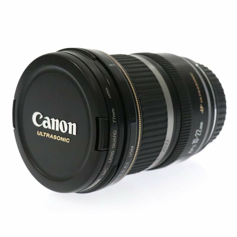 ◆ キャノン / Canon ◆ ZOOM LENS ズームレンズ / EF-S 10-22mm 1：3.5-4.5 USM ◆ HAKUBA レンズガード 付き ◆