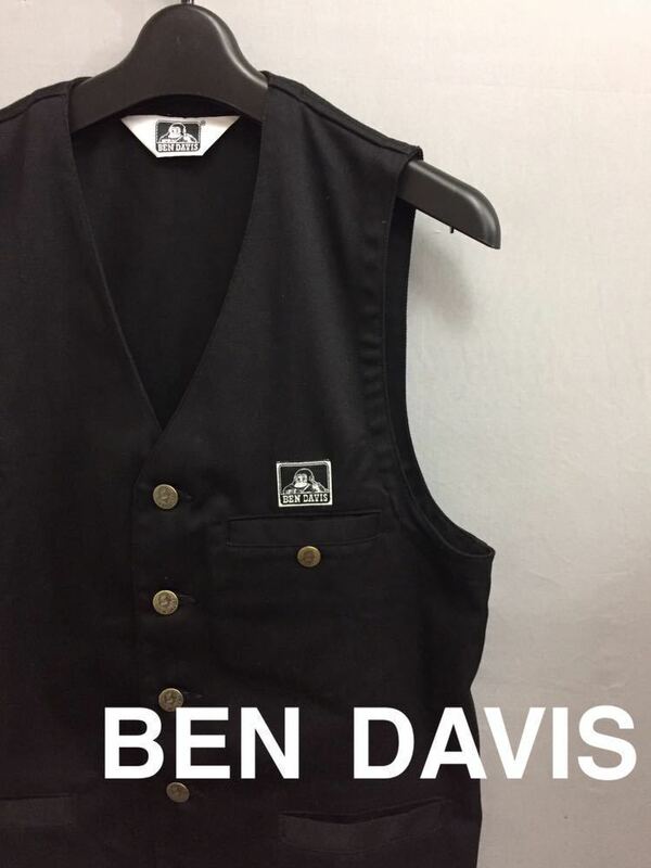 ベンデイビス BEN DAVIS 【美品】ベスト トップス ブラック メンズ Sサイズ ～○&