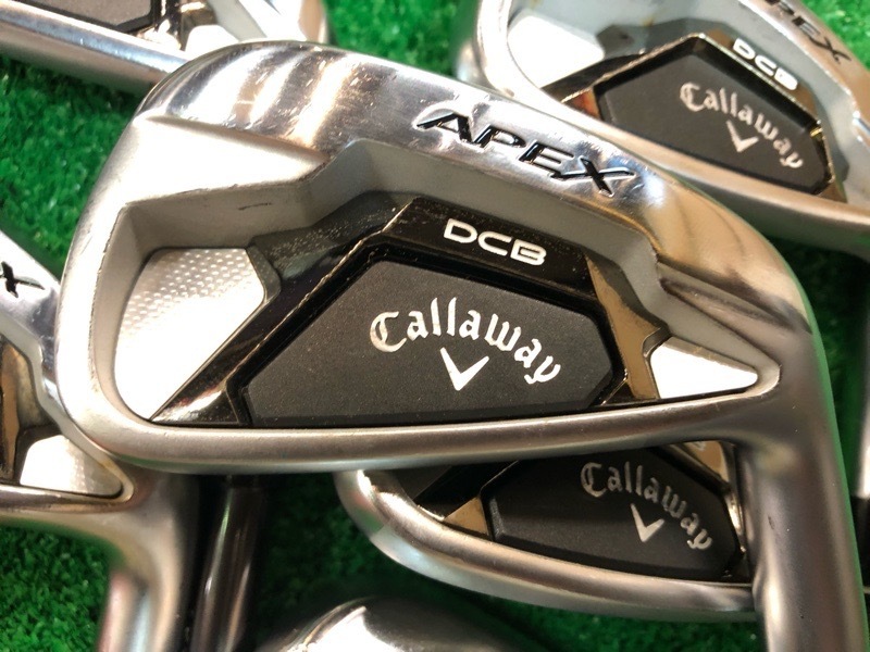 ★飛び系軟鉄鍛造★キャロウェイ APEX DCB(2021) アイアン 6本 Diamana55 for Callaway 純正カーボン(R)　　 *MP@1*N*333