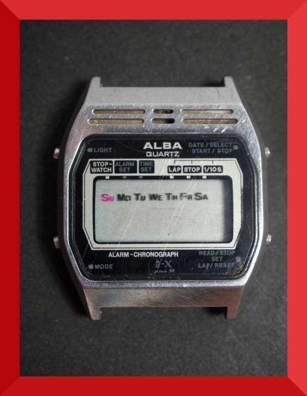 セイコー SEIKO アルバ ALBA デジタル Y709-4000 男性用 メンズ 腕時計 V824