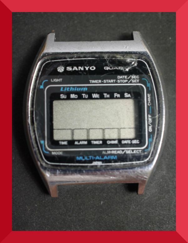 サンヨー SANYO デジタル 373-75 男性用 メンズ 腕時計 V847 ジャンク