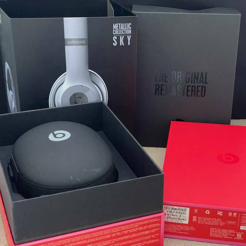 中古品 beats Studio Wireless B0501 ワイヤレス オーバーイヤーヘッドフォン METALLIC COLLECTION SKY 