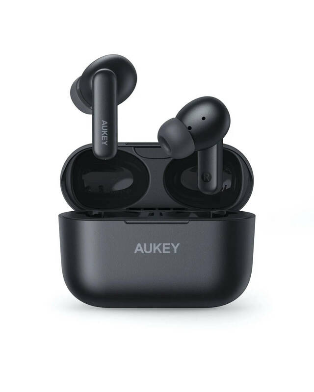 AUKEY Bluetooth5.0搭載 ワイヤレスイヤホン ブルートゥース 自動ペアリング 35時間連続再生 ハンズフリー通話 マイク内蔵 タッチ操作