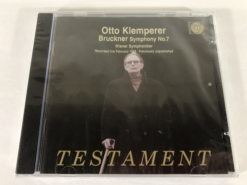 ブルックナー 交響曲第7番 クレンペラー TESTAMENT SBT1459 未開封 CD