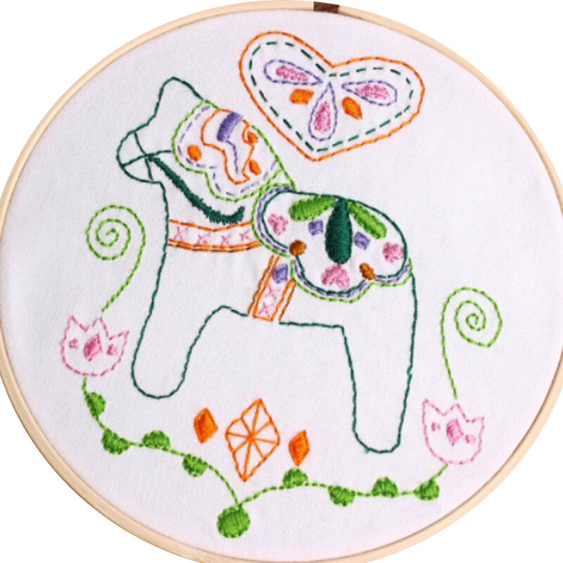 刺繍キット ししゅうキット cx0144 15.5cm枠 ハンドメイド 手芸 刺繍糸 刺繍枠 フランス刺繍