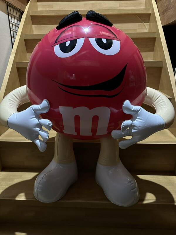 エムアンドエムズ バルーンフィギュア 人形 風船 赤 Balloon m&m's