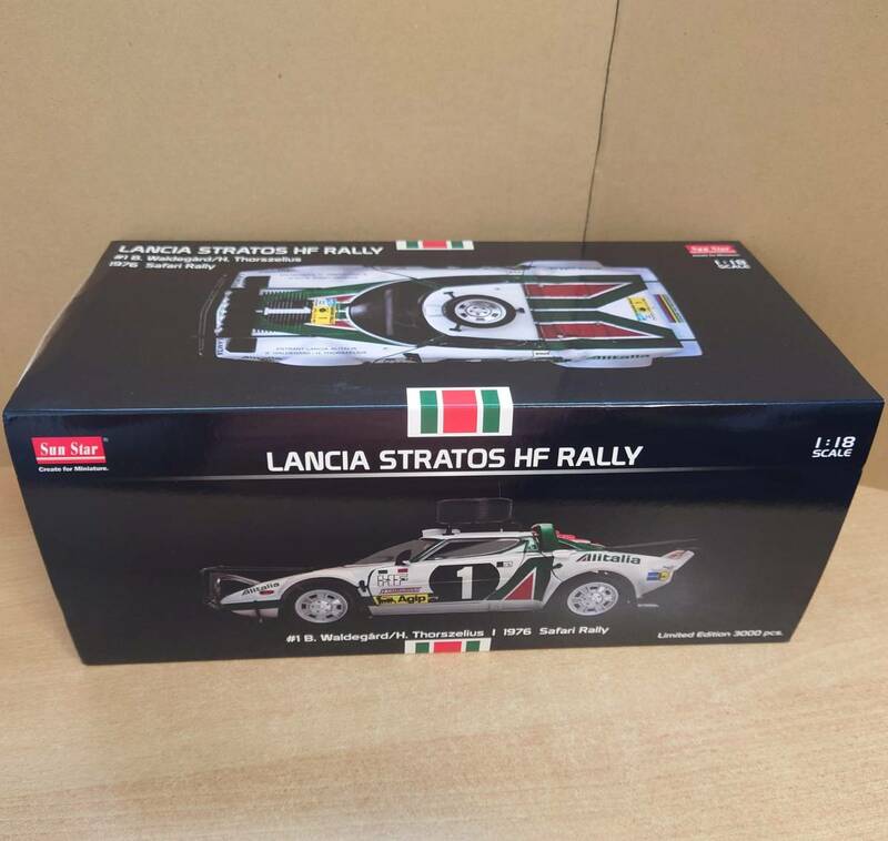 1/18 ランチアストラトス サファリラリー アリタリア Lancia Stratos HF #1 Alitalia Safari Rally