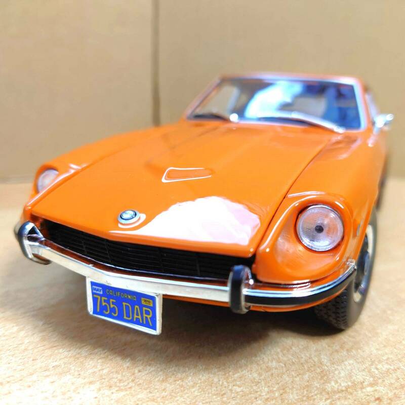 1/18 日産（ダットサン）フェアレディ240Z オレンジ 1971 マイスト製ダイキャスト製ミニカー