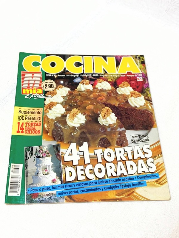 446A/1998年 COCINA 41TORTAS DECORADAS デザート料理レシピ 海外料理本 洋書 現状品